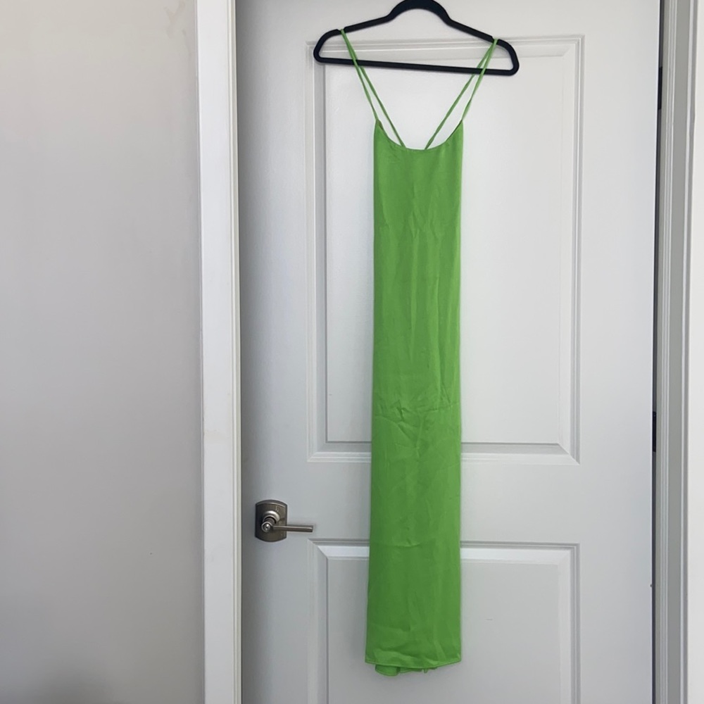 Something Navy green dress